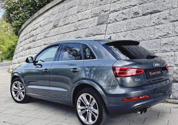 Audi Q3 cena 57700 przebieg: 239647, rok produkcji 2013 z Szczekociny małe 781